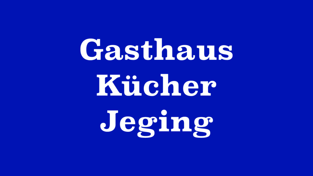 Logo Gasthaus Kücher Jeging